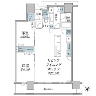 【間取り】 | Brillia THE TOWER TOKYO YAESU AVENUE