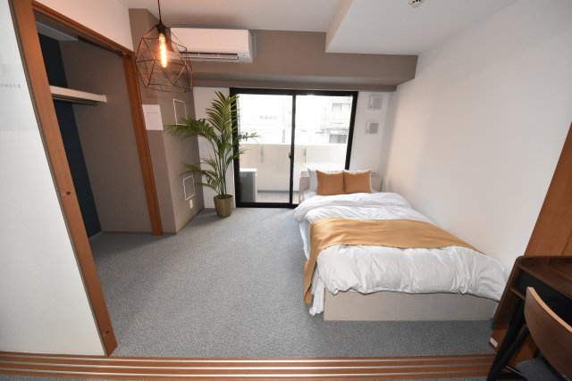 Uresidence Temmabashiの寝室