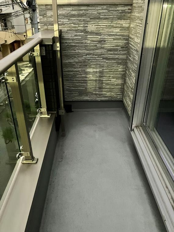 中央戸建のバルコニー