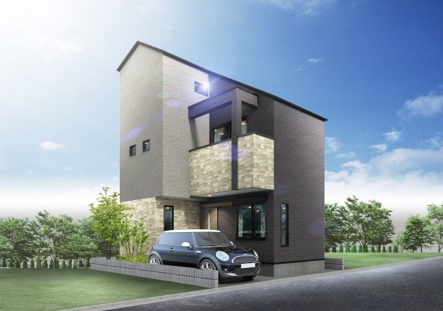 【外観パース】 | 練馬区春日町6丁目　新築戸建