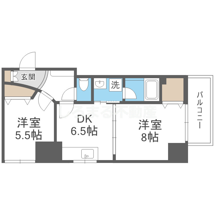 ZEUS難波CUBEの間取り