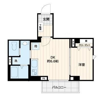 ディアコート住吉の間取り|間取りです。