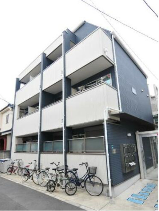豊島区千早２丁目のアパートの外観|外観は落ち着いています