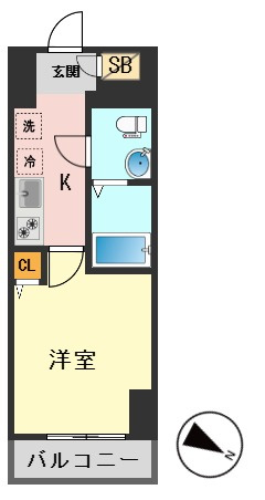 マイナビSTAYモダンテラス青砥の間取り