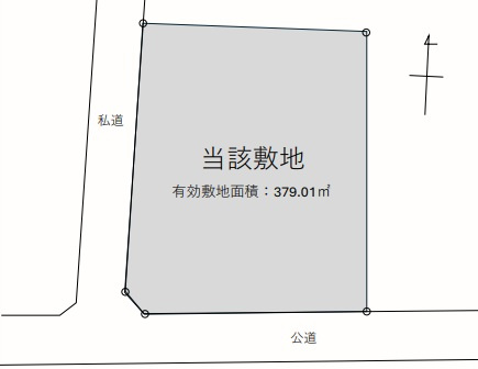 代田６　土地の区画図