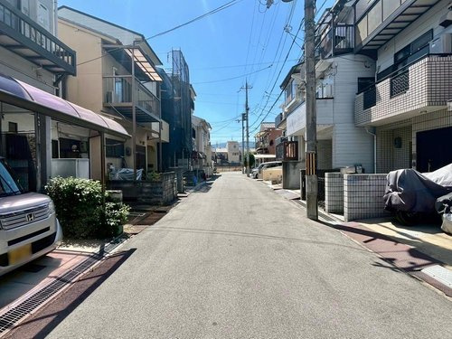 寺戸町三ノ坪　建築条件無土地の前面道路含む現地写真