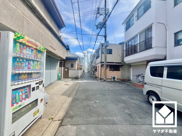 南区東九条明田町の前面道路含む現地写真