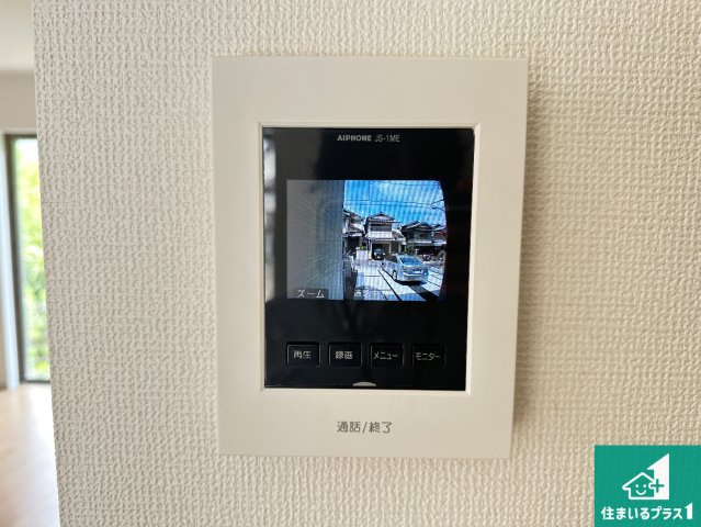 ●5(土)6(日)現地説明会！　大和郡山市小泉町　限定1邸の防犯設備|カラーモニターインターホン！声だけでなく来訪者の姿や顔がモニターで確認できるので、小さなお子様がいらっしゃるご家庭でも安心できます！
