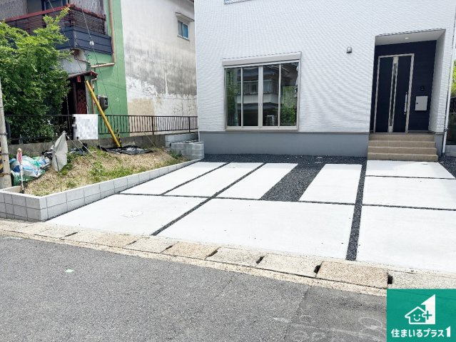 ●29(土)30(日)現地説明会！　大和郡山市小泉町　限定1邸の駐車場|駐車スペース！散水栓があるので、こまめに愛車を洗えます！