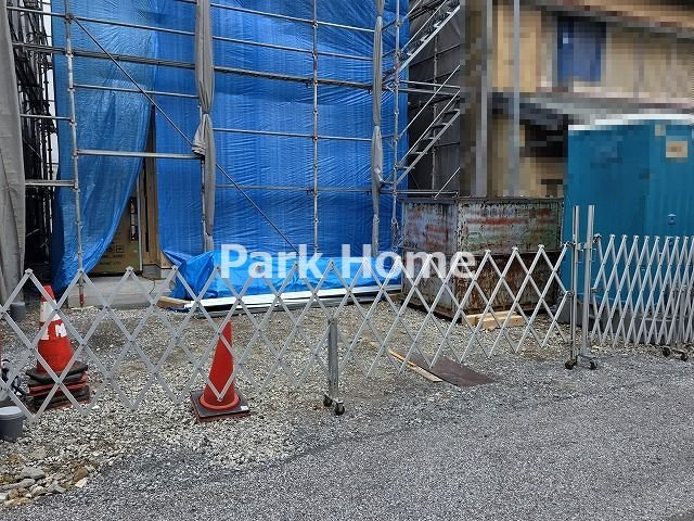 高知市百石町3丁目 ⑪ 新築戸建ての駐車場|2026.7月：建築中