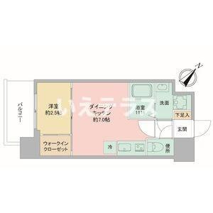 プレリスNEO神戸湊川公園ヴェルトの間取り