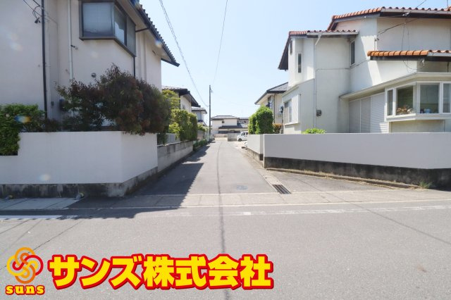 【売地】郡山市大槻町字北ノ林　　　　大成小学校・郡山第７中学校の外観|北側から見た進入路