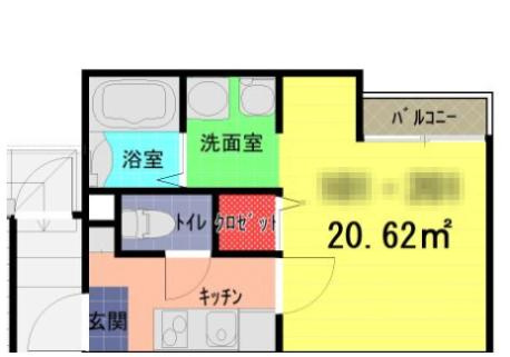 BELEZA七里の間取り