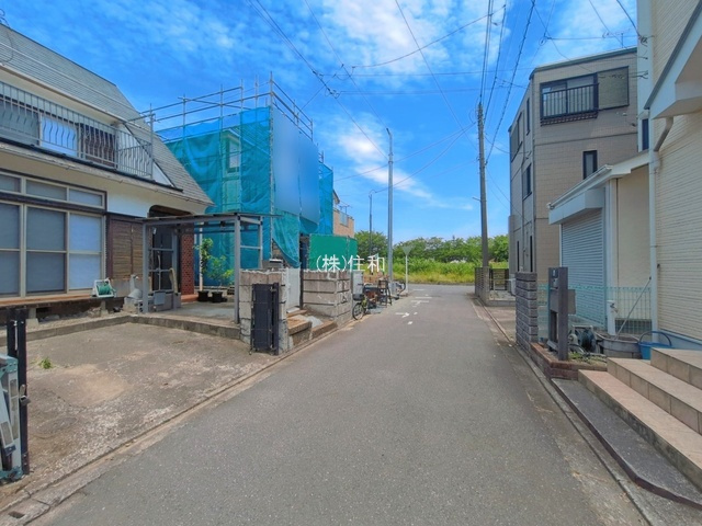 【新築分譲住宅】川越市木野目10期の前面道路含む現地写真