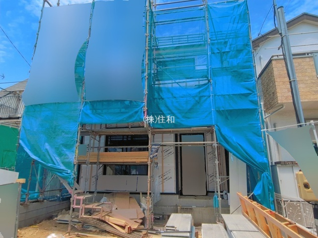【新築分譲住宅】川越市木野目10期の前面道路含む現地写真