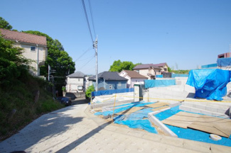 【前面道路含む現地写真】 | 【仲介手数料無料！！】川崎市麻生区上麻生7丁目　新築戸建て（全31棟）15号棟 4880万円