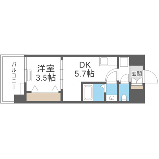 【間取り】 | アプリーレ阿波座南
