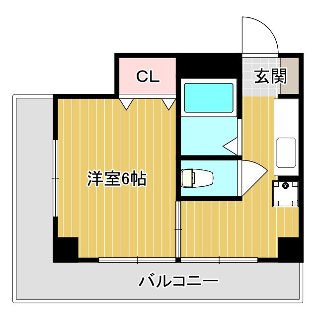 都部ハイツの間取り