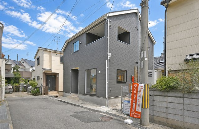 クレイドルガーデン山田3丁目新築一戸建て│4LDK+駐車駐輪の外観|ZEH水準の省エネ住宅です。詳しい内容はお気軽にお問い合わせください。