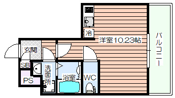 【間取り】 | ArtizA西長堀