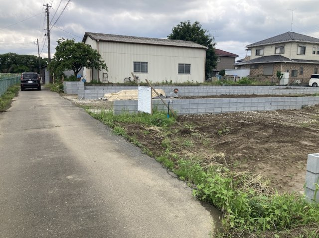 【前面道路含む現地写真】 | 川越市大字萱沼　売地　3号地