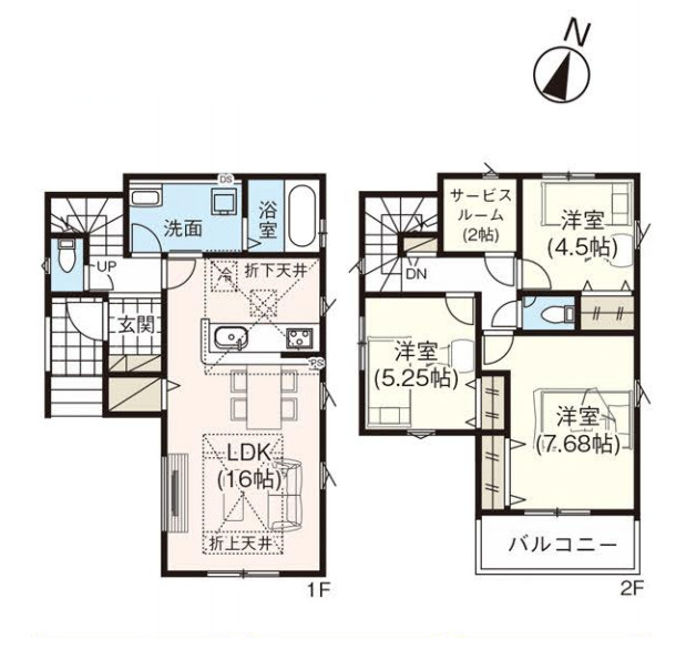 さいたま市北区奈良町　11期　新築一戸建て　グラファーレ　02