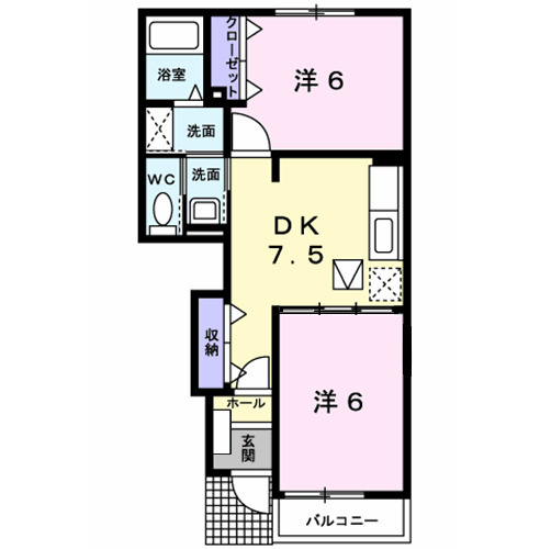 サンシャインⅡの間取り
