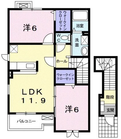 【間取り】 | グランデＫⅡ　Ｂ