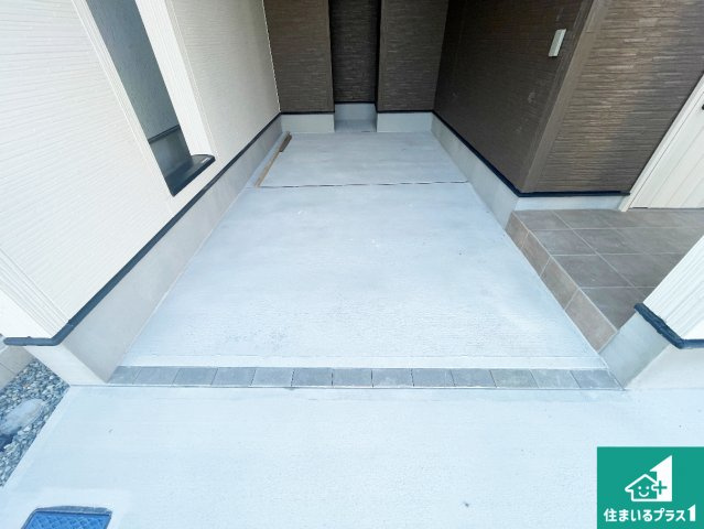 ■尼崎市梶ケ島　第2期　新築一戸建ての駐車場|駐車スペース！散水栓があるので、こまめに愛車を洗えます！