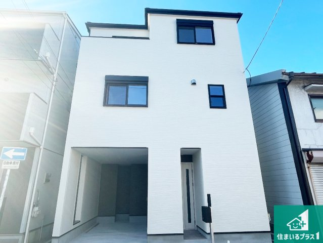 ■尼崎市梶ケ島　第2期　新築一戸建ての外観|安心の10年保証！外観を美しく保ち、雨水で汚れを落とします！気になることがありましたら、お気軽にお問い合わせください！