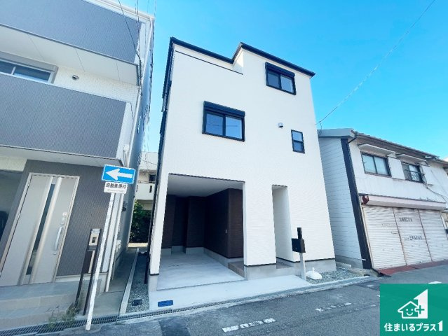 ■尼崎市梶ケ島　第2期　新築一戸建ての外観|お客様に長く安心して住んでいだだける事にこだわった家づくり！住んでからのアフターサービスにもしっかりと取り組んでいます！