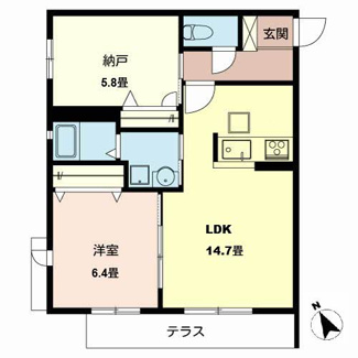 【間取り】 | メゾンエイト