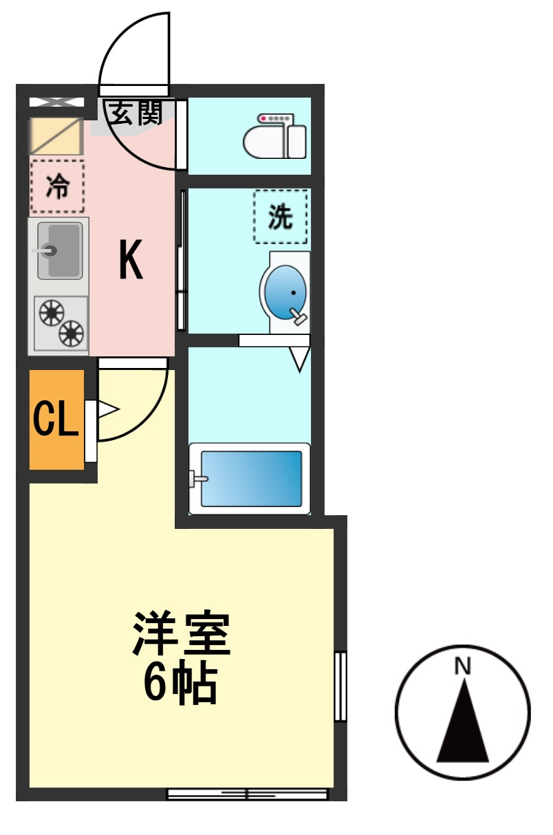 礎レジデンス小岩の間取り