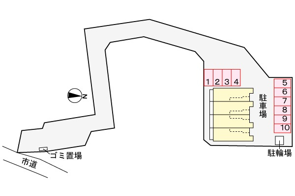 ジョイアポートの区画図
