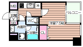 【間取り】 | レジディア江戸堀