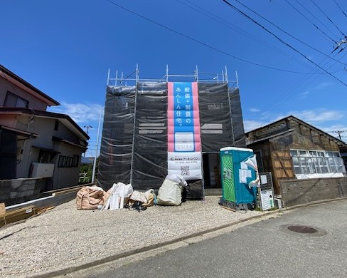 【新築戸建て】秋田市土崎港北第10　2号棟の外観|2026年8月8日撮影