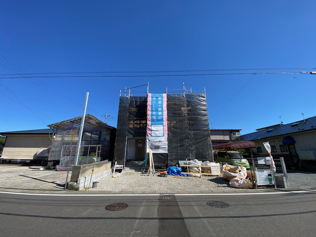【新築戸建て】秋田市土崎港北第10　1号棟の外観|2026年8月3日撮影