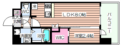 【間取り】 | セレニテ阿波座ミラク