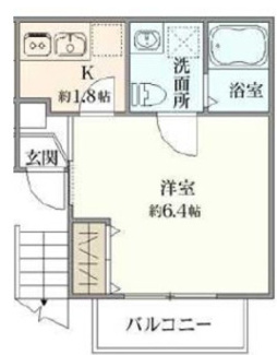 【間取り】 | ベルクレール岸谷