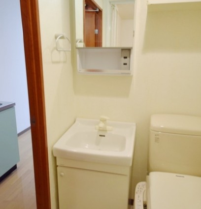 荒川区東日暮里３丁目の賃貸マンションの独立洗面台|※別部屋参考写真