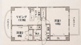 【間取り】 | ライオンズヴィアーレ荏原中延