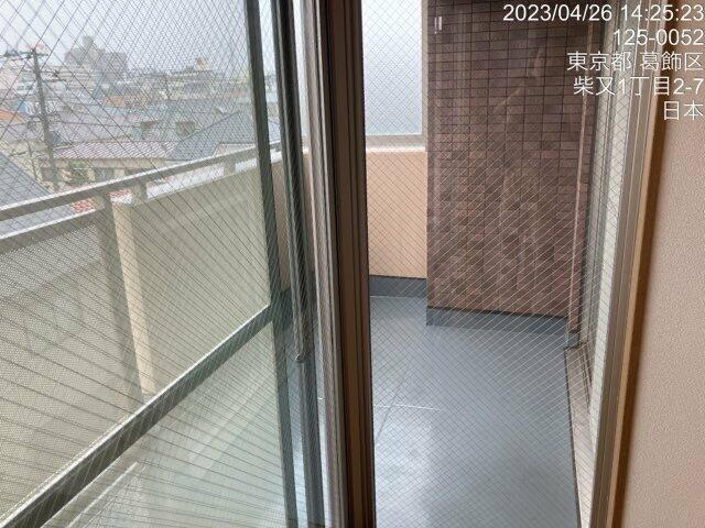 ドエル住吉のバルコニー