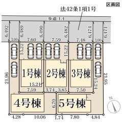 リーブルガーデン神戸市西区玉塚台9期の区画図