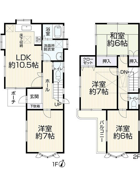 中古/新座市新堀２丁目の間取り|4LDK