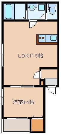 アクアブラン貝塚の間取り