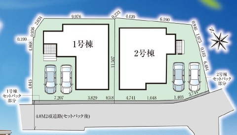 ★★宜野湾市野嵩2期-②号棟（全の区画図