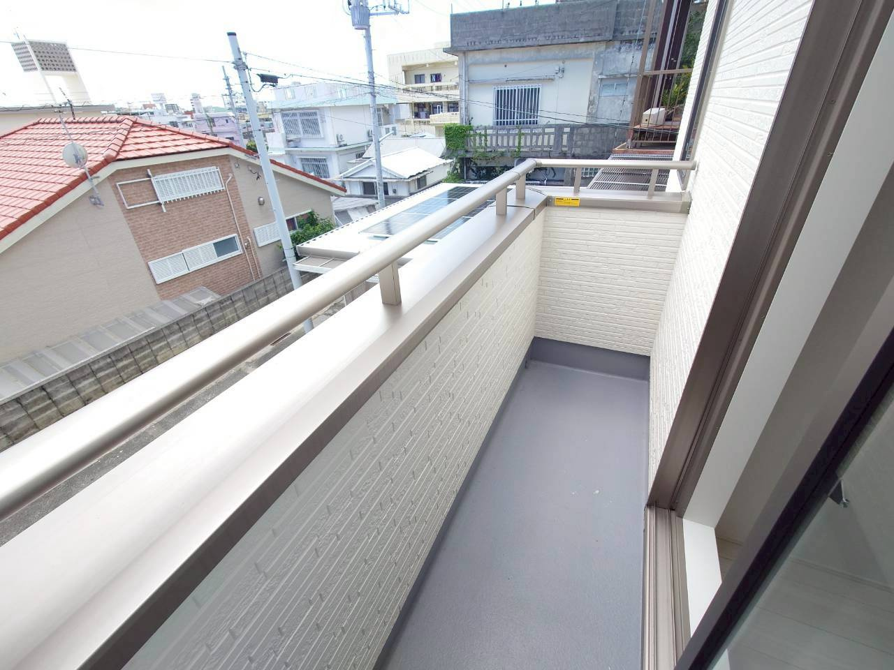 ★★宜野湾市野嵩2期-①号棟（全のバルコニー|広々としたバルコニーです