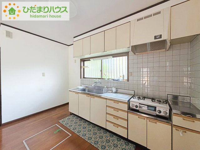 いわき市平下荒川鶴ケ町43-3　中古戸建のキッチン|お料理に集中したい方向けの独立キッチン！
