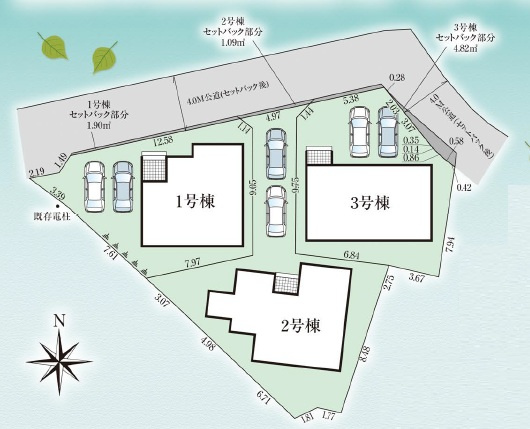 ★★うるま市石川曙3丁目-１号棟の区画図