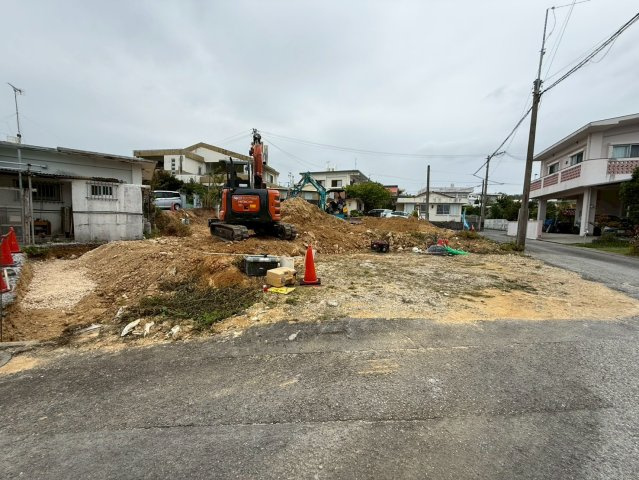 ★★うるま市石川曙3丁目-１号棟の前面道路含む現地写真|現地撮影2026.4月